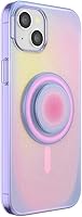 Vista 3 de PopSockets iPhone 15 Plus Case with Round Phone Grip Compatible with MagSafe, Phone Case for iPhone 15 Plus, Wireless Charging Compatible - Aura