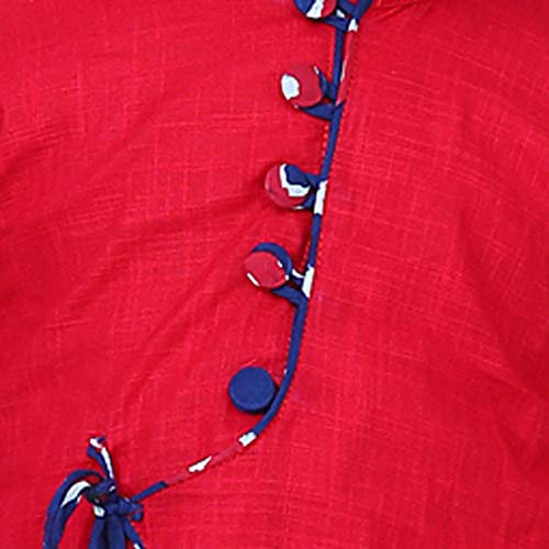 Image of BownBee Ethnic Wear Cotton Kurta Dhoti Traditional Dress Set for Baby Boys, Front Open with Dori Pattern, Full Sleeves, and Round neck, Ideal for All Festivals
