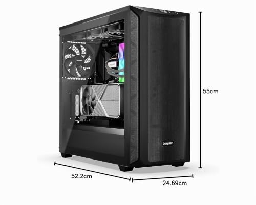 Caja de PC espaciosa be quiet! Shadow Base 800 para montajes sencillos 6