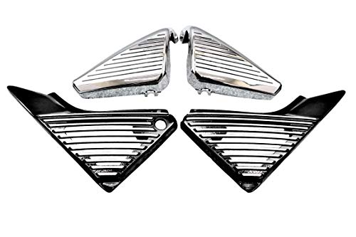 ゼファー400・χ サイドカバー アルミ STD+エアクリカバー メッキ / ZR400 全年式対応 外装 BC-ZR400C ZR400G アルフィン カバー