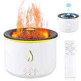 PORFOYO Vulkan Luftbefeuchter,Diffusor Für ätherische Öle Mit Zweifarbigem...