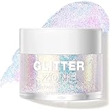 Liquid Chunky Shimmer Body Glitter Gel,4 Color Sequins Glitter Gel for Face Hair and Body Makeup, Lo