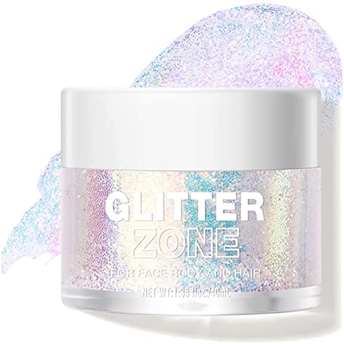 Liquid Chunky Shimmer Body Glitter Gel,4 Color Sequins Glitter Gel For Face Hair And Body Makeup, Long Lasting And Waterproof Liquid Sequins Glitter For Women And Girls.(#02) #TOP5