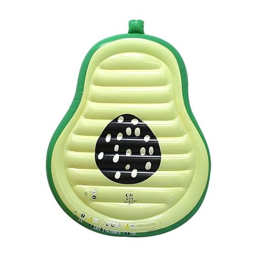 Fenayuu Flotador de piscina inflable, flotador de aguacate, flotador de piscina inflable flotador al aire libre para fiestas en la playa al aire libre, niños y juguetes de piscina para adultos