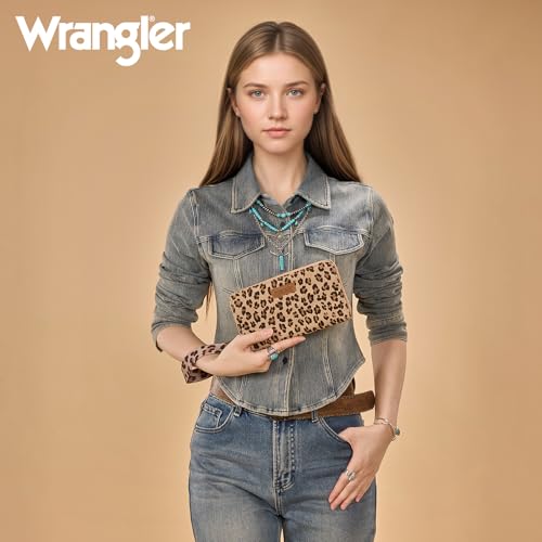 Image of X Wrangler Wristlet Western Wallet Boho Aztec Credit Card Holder for Women