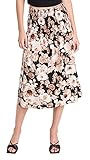 Rails Women's Selena Smocked Long Skirt, Sepia Roses, Floral, M