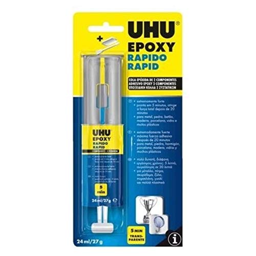 Productos Imedio. 63006 - Adhesivo epoxy rap 24 ml extremo dispensador uhu Cover