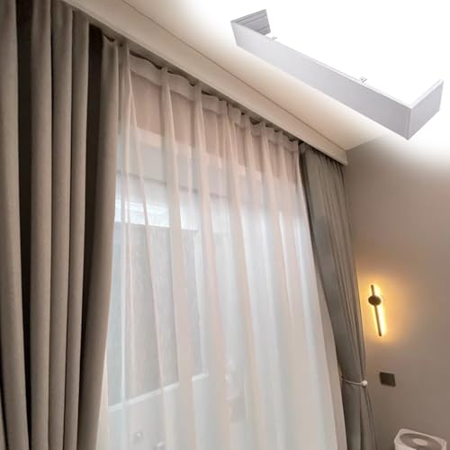 Cenefa de cortina para techo de alta gama: panel decorativo continuo de 2,7 m