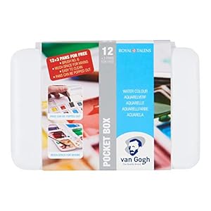 Van Gogh Aquarellfarben Pocket Box 12+3