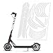 Electrico Scooter Reflectante Sticker Impermeable Pegatina, Patinete Accesorios de ProteccióN de Seguridad Nocturna de Advertencia de PVC Para Xiaomi Mijia Mi365 1s M365 Pro 2 Accesorios