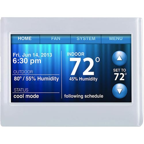 TH9320WF5003 - OEM Upgraded 7-Day Programmable Color Touch Screen Smart Thermostat Replaces Resideo