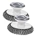 HAPINARY 2-Piece Stainless Steel Dish Scrub Brush Kitchen Cleaning Brush Dish Brush Handle for Tough Cleaning Jobs