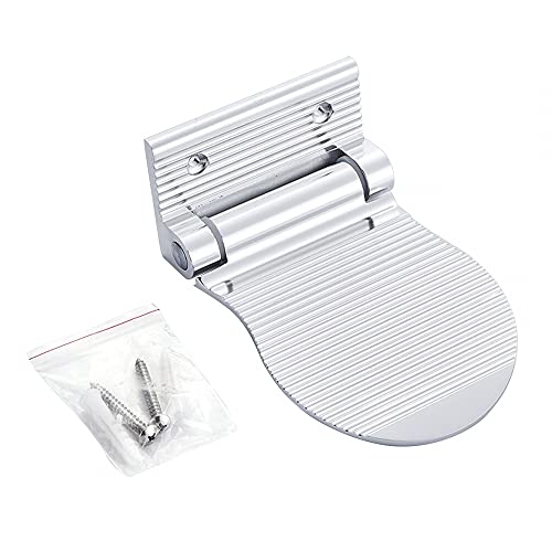 Dongker Poggiapiedi Doccia,Sgabello Piedi Parete In Alluminio Pieghevole Con Viti Fissaggio Per Donne Anziane Incinte