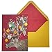 NIQUEA.D, Elegant Reindeer with Baubles Christmas Card