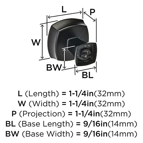 Amerock, Matte Black, 10 Pack - Image 3