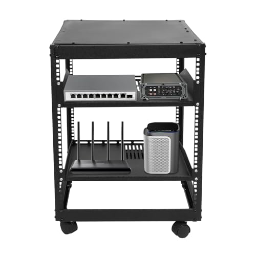 12U Adjustable Depth Open Frame Server Rack