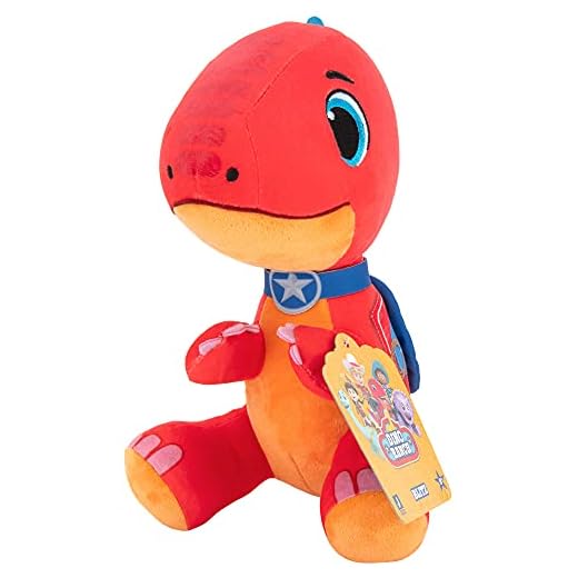 Dino Ranch - 10” Soft, Cuddly, Blitz Plush, Amazon Exclusive, Toys for Kids Ages 3 and Up - Fun Plush Toys Featuring Your Favorite Dino