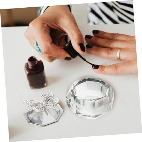 Set de tazones de vidrio para manicura y arte en uñas miniatura 5