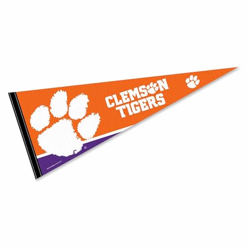 Clemson Tigers Pennant Full Size Felt