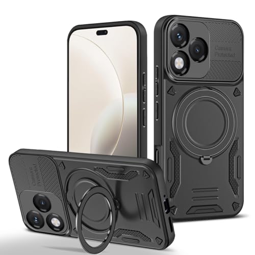 �Ή��@�� for Honor 400 Lite �g�ѓd�b�P�[�X,�Ή��@�� for MagSafe,360�x��]���}�O�l�b�g�X�^���h�t���ی�P�[�X Black