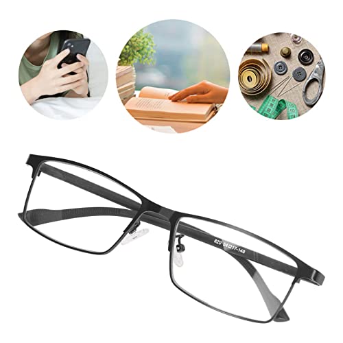 Óculos de Leitura, Elegantes, Seguros, Portáteis, Com Lentes Transparentes, Ergonômicos, Com Bloquei