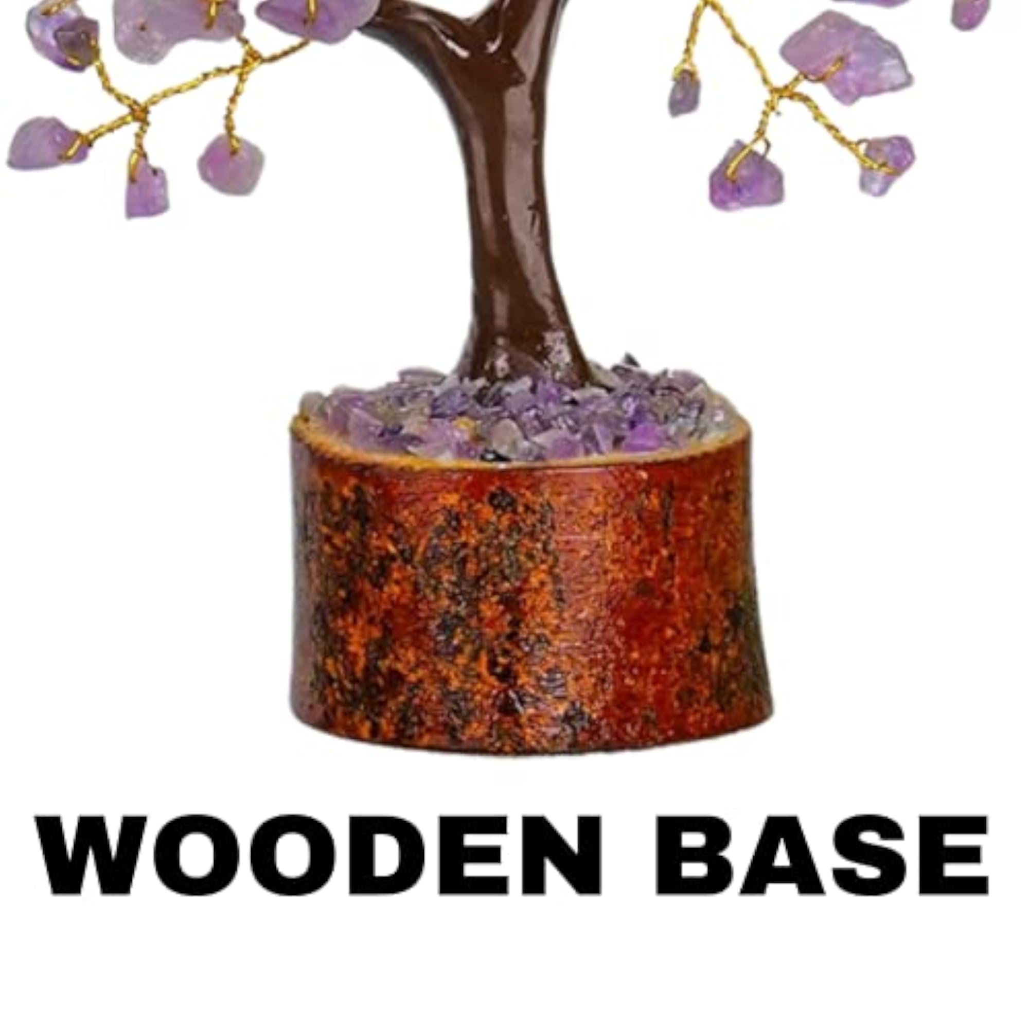 Amethyst Gemstone Tree Feng Shui Figurine, Home Decor