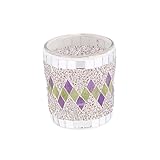 Bougeoir en verre mosaïque - pour une utilisation durable.