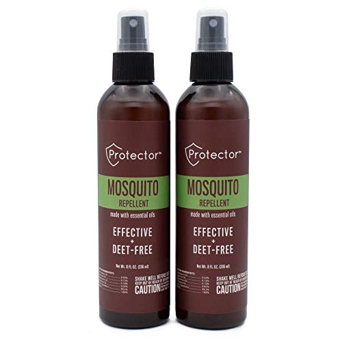 Protector Mosquito and Insect Repellent Spray â€“ DEET-Free, 8-Ounce (2-Pack)