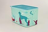 Original Tupperware TUPPERWARE Quadro 4,6 L türkis Großer Tierfreund Vorratsdose Box Optimum Ultimo