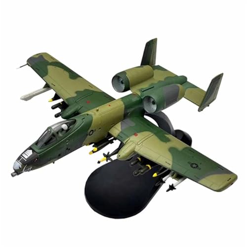 Modelo de avión A-10 Warthog 1/100 en metal fundido para coleccionistas de réplicas militares