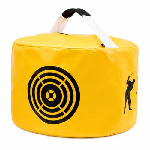 Tuhoomall Yellow Golf Impact Power Smash Bag