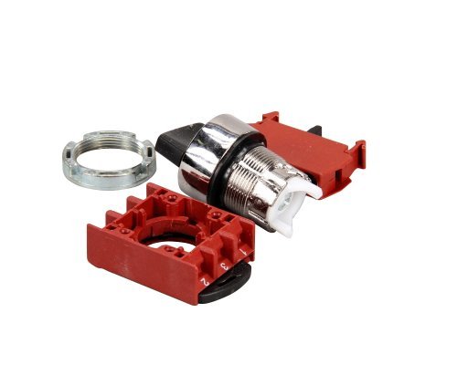 Red 1 Count Panel Mount Push Button 2-Way X-10 Switch Kit MM