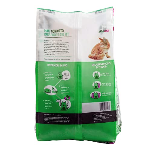 Areia de Silica Aroma Natural para Gatos, Petlike, 1,6kg