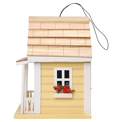 Home Bazaar Country Charmer Bird House, Yellow #TOP4
