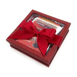 The Gift House Coffee Gift Set – Coffee Gift Basket, Coffee Sampler Gift Set, Ground Coffee Gift Box, Freshly Ground…