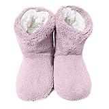 Matériau de semelle: les chaussons floues avec des points de préhension sur les semelles. Excellentes chaussettes pour les femmes ou les personnes âgées pour éviter les chutes.