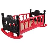 Miniatures de maison de poupée - ce lit de poupée peut être un meuble nécessaire pour la chambre de maison de poupée ou la chambre d'enfants de mini maison, lit de maison de poupée miniature