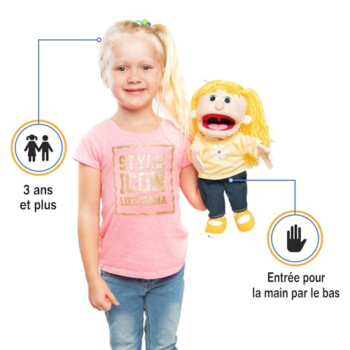 Marionnette Katie Silly Puppets avec bouche articulée expressive