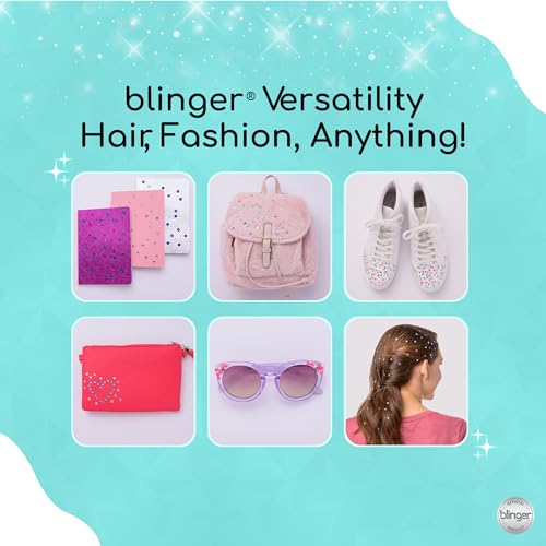 blinger® Pacote de refil On The Go (mini) | 48 strass de acrílico em 6 discos | Exclusivo para mini