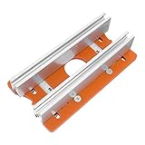 Compatibilidad universal: diseñado para adaptarse a varias placas de inserción de mesa de enrutador de madera y mesas de accesorios de taladro de columna, acelera la instalación y las actualizaciones, ahorrando un valioso tiempo de producción, soporte auxiliar para carpintería, placa de mesa de enrutador de aluminio