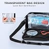 KastKing BaitSpace Detachable Bait Binder Tackle Bag Large Clear Sleeves, Durable 900D Water-resistant Fabric, Soft Plastic Bait Storage For Hooks, Sinkers & Fishing Accessories