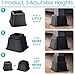 Vive Bed Risers Heavy Duty (4 Pack - 3 Inch) - Furniture Lifts Risers for Couch, Table, Desk, Chair & Dorm Bed Risers for Bed Frame - Leg Elevator, Height Extender, Stackable Platform Blocks