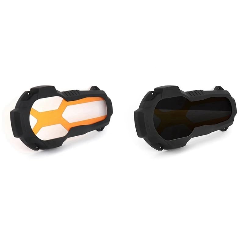 Couvertures fluorescentes orange pour phare R1250GS de raid