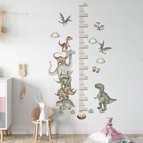 Vinilo decorativo medidor de altura animales de jungla miniatura 6