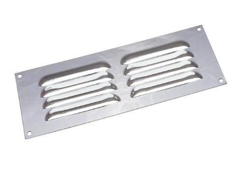 Grille de ventilation à persiennes chromé brillant anti-humidité