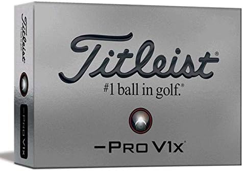 Titleist -Pro V1x Left Dash Golf Balls 1 Dozen
