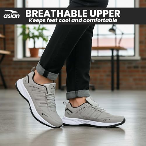 Image of ASIAN Men's Cosko Sports Running,Walking,Gym,Training Sneaker Lace-Up Shoes for Men's & Boy's