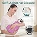 Pawfun Self-Adhesive Cat Grooming Wrap, Cozy Cat Wrap for Cutting Nails, Breathable Anti-Scratch Cats Swaddle Bag for Brushing, Ear Cleaning, Dental Care, Medication, Injections,Pinkish Purple S