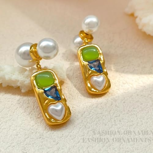 Boucles d'oreilles pendantes légères pour lobes sensibles et fêtes