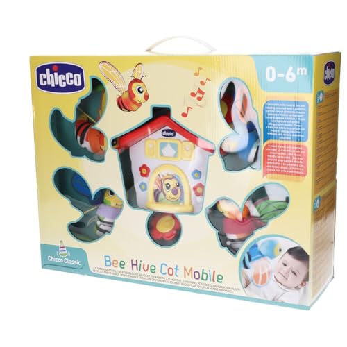 Chicco- Casina delle Api Giostrina Giostra Prima Infanzia Giocattolo 793, Multicolore, 00067099000000